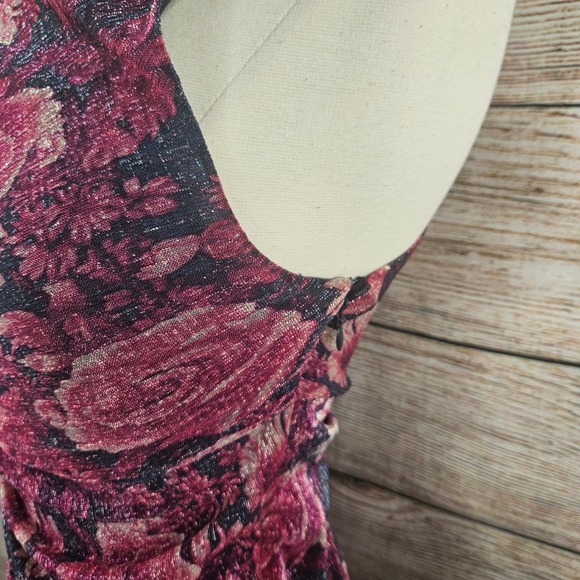 NWT Dress Forum One Shoulder Floral Print Party Cocktail Dress -‎ Size S - Picture 6 of 9